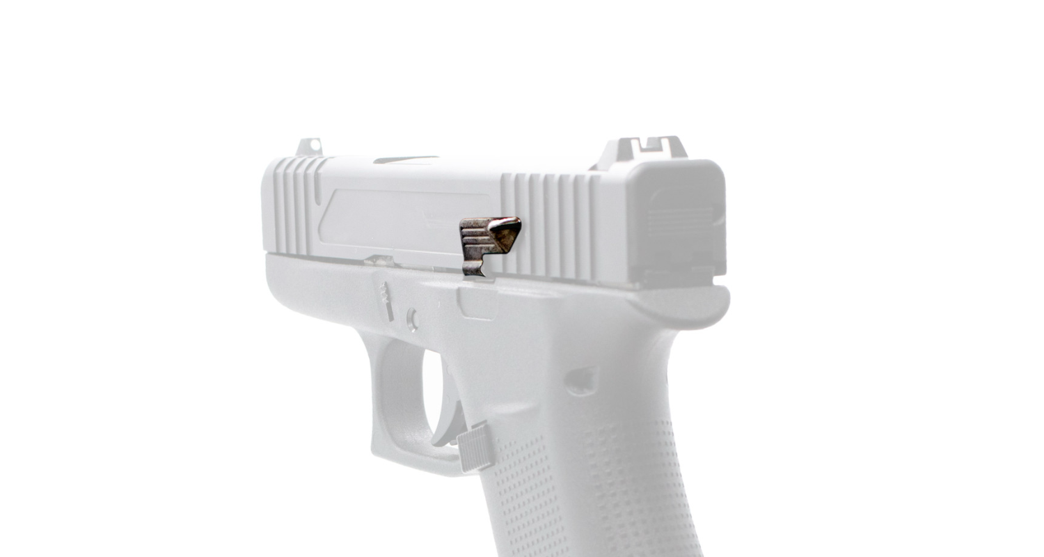 Zvýšená a prodloužená záchyt závěru pro Slimline GLOCK® modely - Obrázek 2
