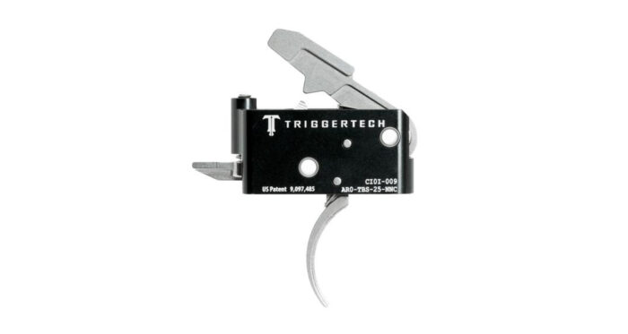 Adaptable AR Primary Trigger - PVD Black Curved