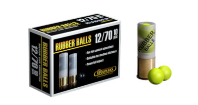 12/70 cal. Shotgun ammunition Silicone rubber balls