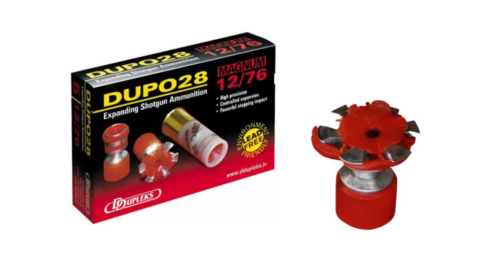 12/76 cal. Hunting ammunition Dupo 28 Magnum