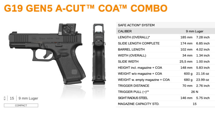 G19 GEN5 A-CUT™ COA™ COMBO - Image 13